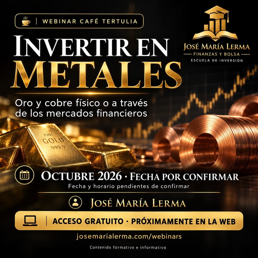 Invertir en metales: oro y cobre físico o a través de los mercados financieros